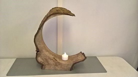#196, Magnolia, Moon candle holder