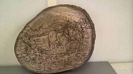 #215. Plough Boy Plaque