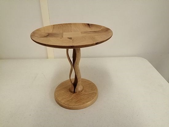 #375. Oak/Elm Cake Stand