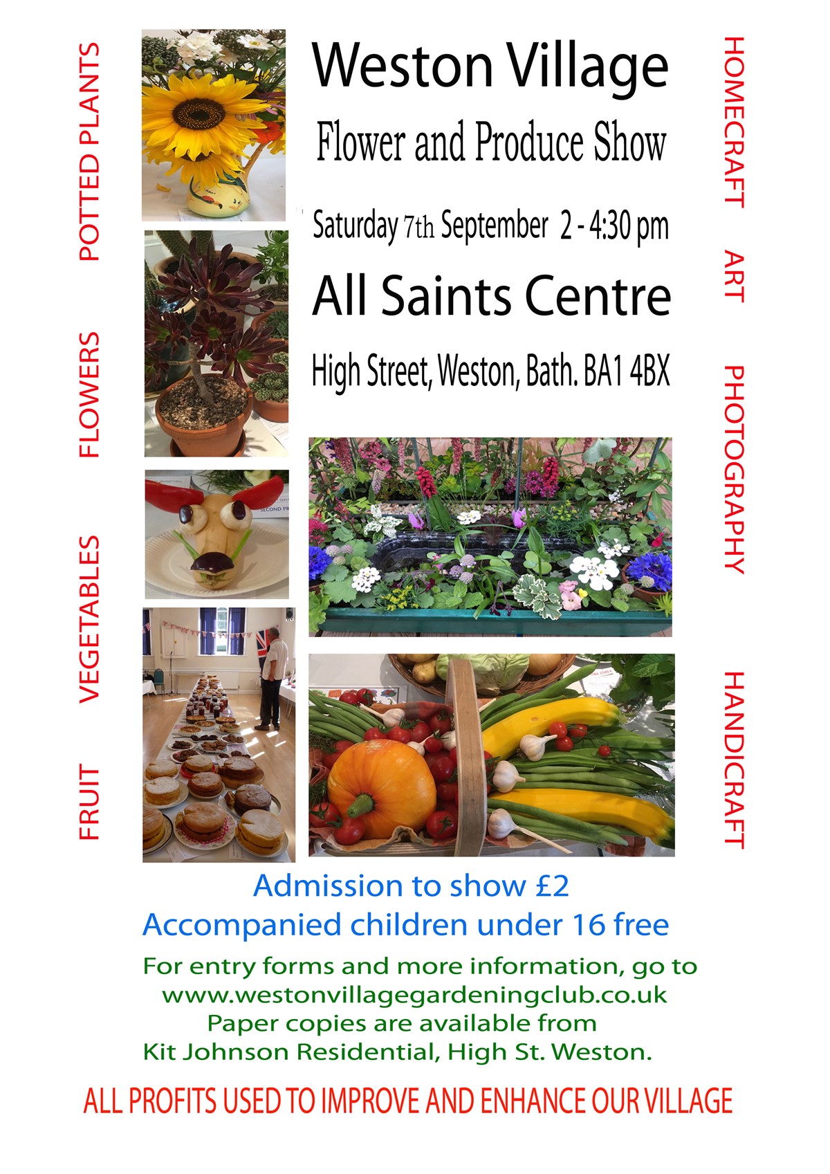 Weston Village Gardening Club | 2024 Flower Show