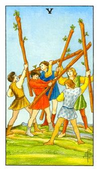 Why the Five of Wands can leave us frustrated