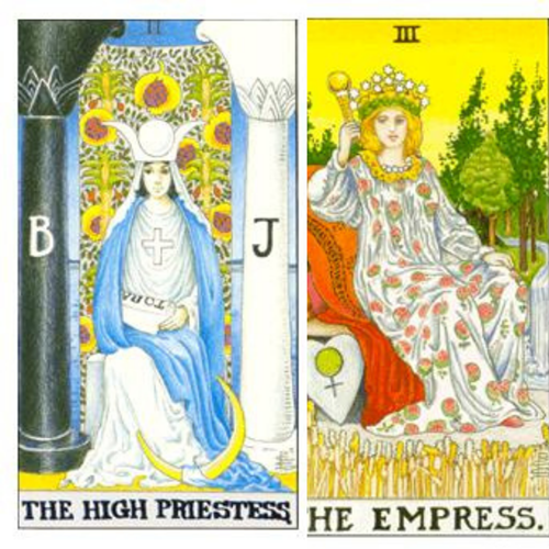 Landing on the Doorstep of The High Priestess & The Empress