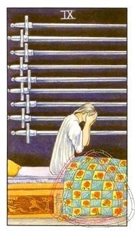 Nine of Swords & her Astrological Bed Cover