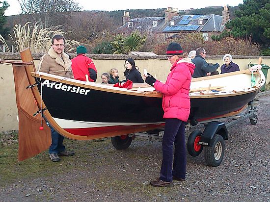 The boat that a village built on launch day