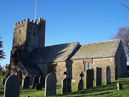 St Giles’ church at Hawkridge stands proud above the valley and the overlooks the moor.