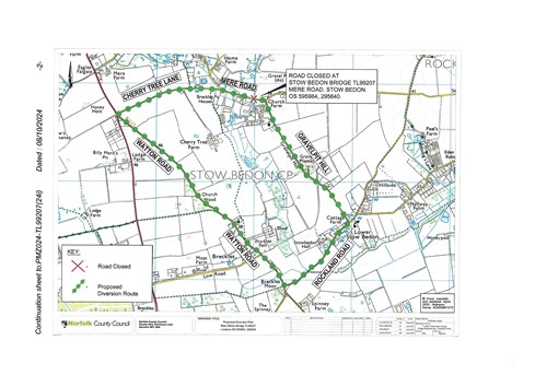 Temporary Road Closure - 28th October to 6th December 2024