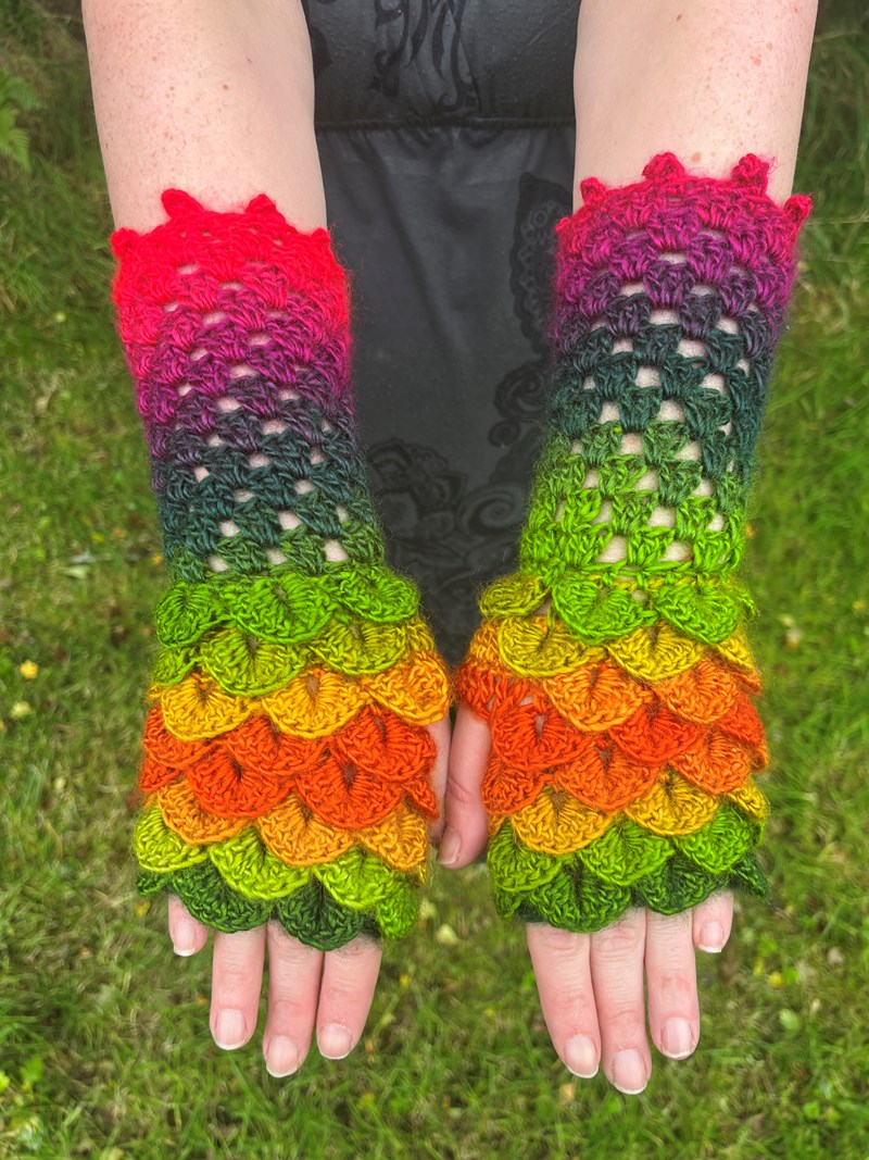 Rainbow Gloves