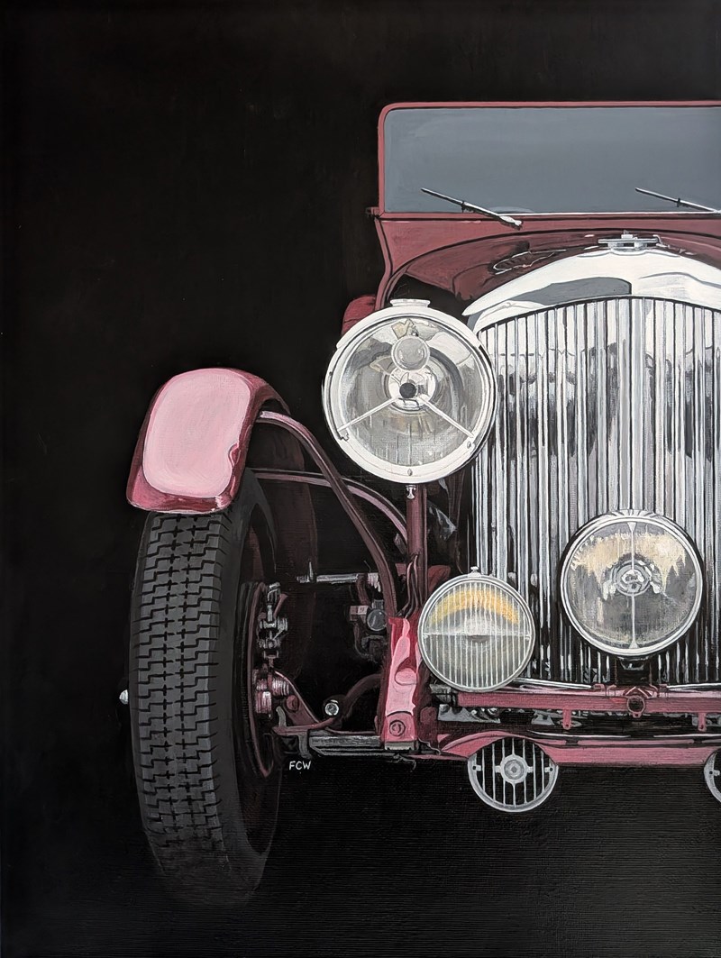 Art Deco Red Bentley