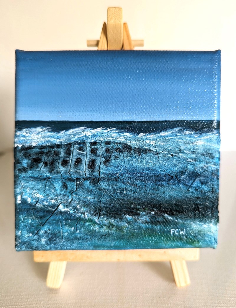 Tidal Race on Easel Stand