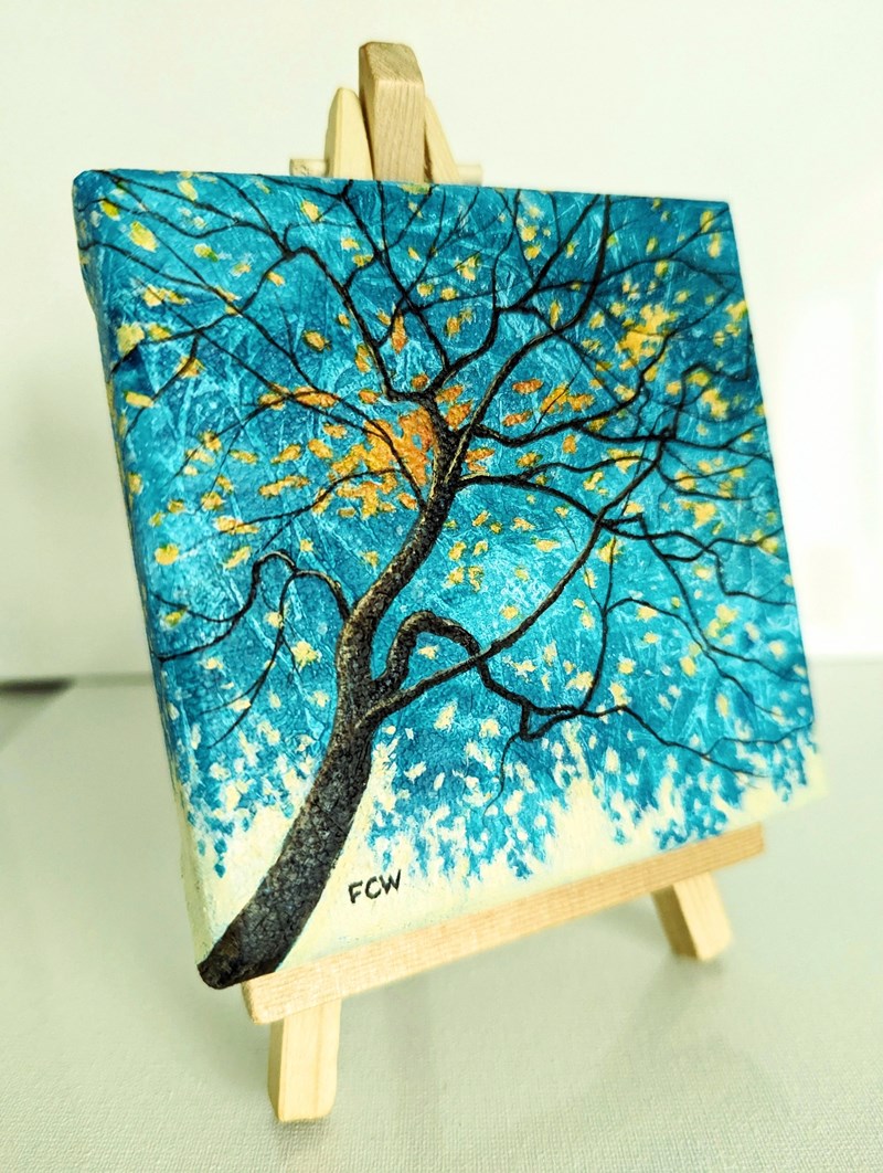 Tree Light on Easel Stand
