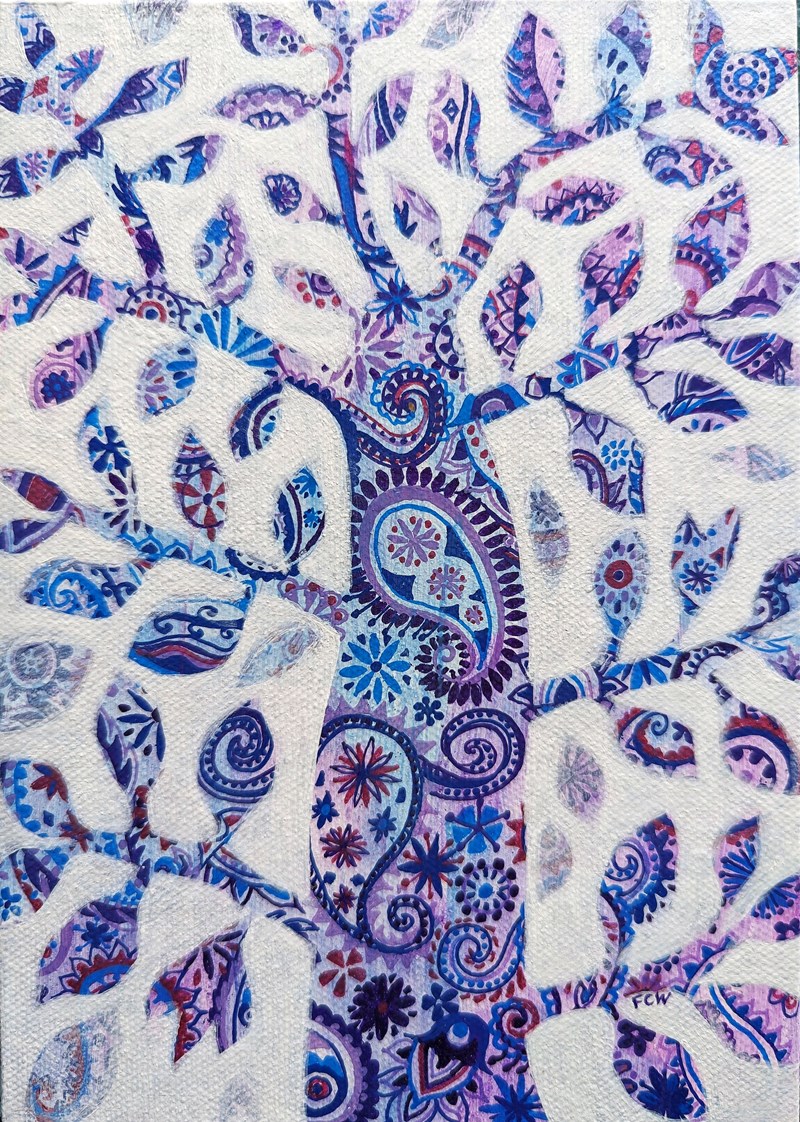 Purple Paisley Tree