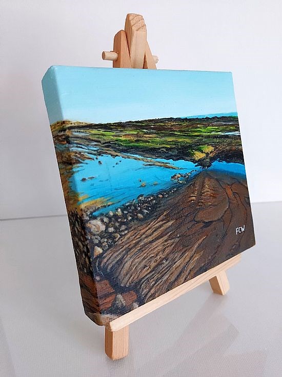 Beach Pools on Easel Stand