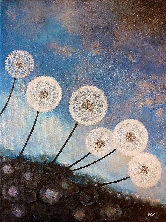 Dandelions in Twilight