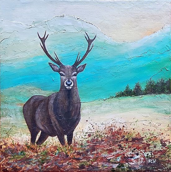 Stag at Dawn
