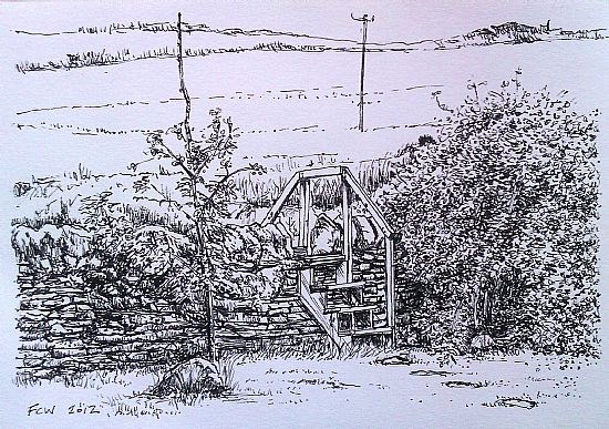 Leysmill Garden Sketch