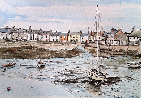 Isle of Whithorn Harbour, Tide Out