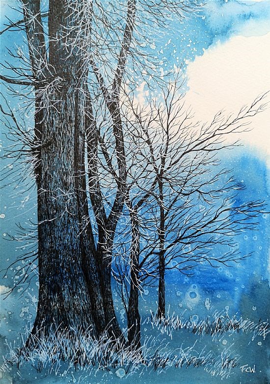 Winter Frost Tree