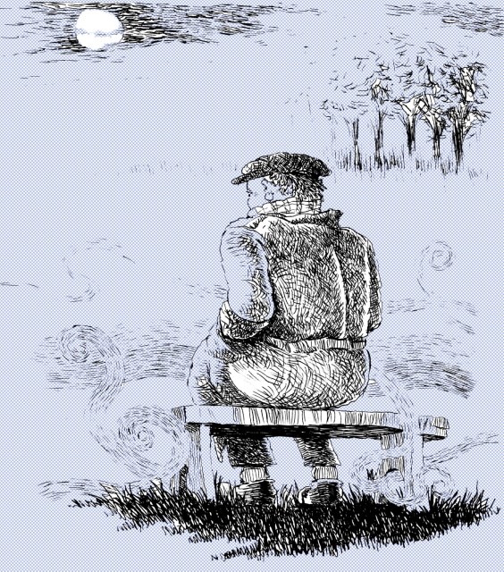 For Autumn Cricket YouTube video - Night at Long Barrow 