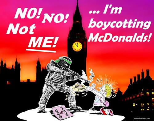Queers 4 Palestine Boycott McDonalds