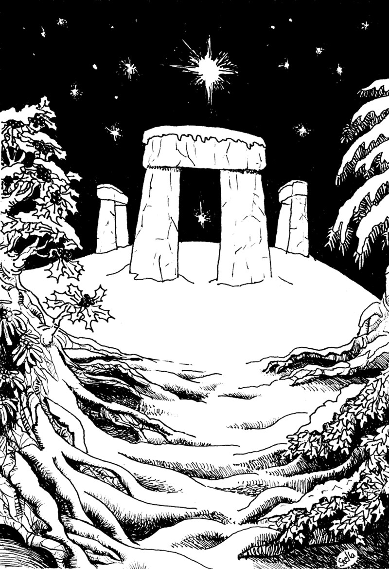Henge In The Snow