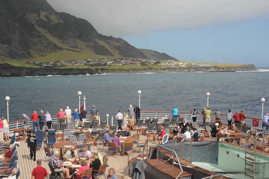 My second visit to Tristan da Cunha, the world's most isolated inhabited island, in 2013.