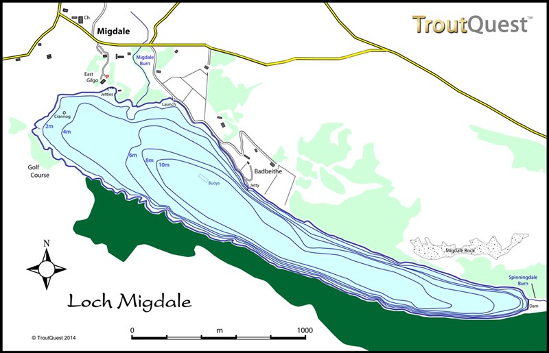 Map of Loch Migdale