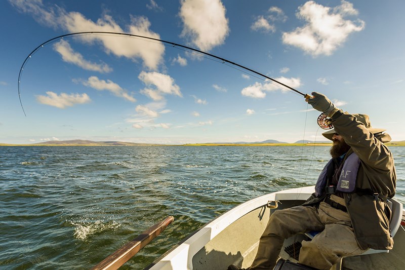 Guided trout fishing - Loch Harray