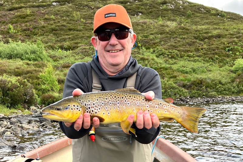 Guided trout fishing - Inverness-shire brown trout