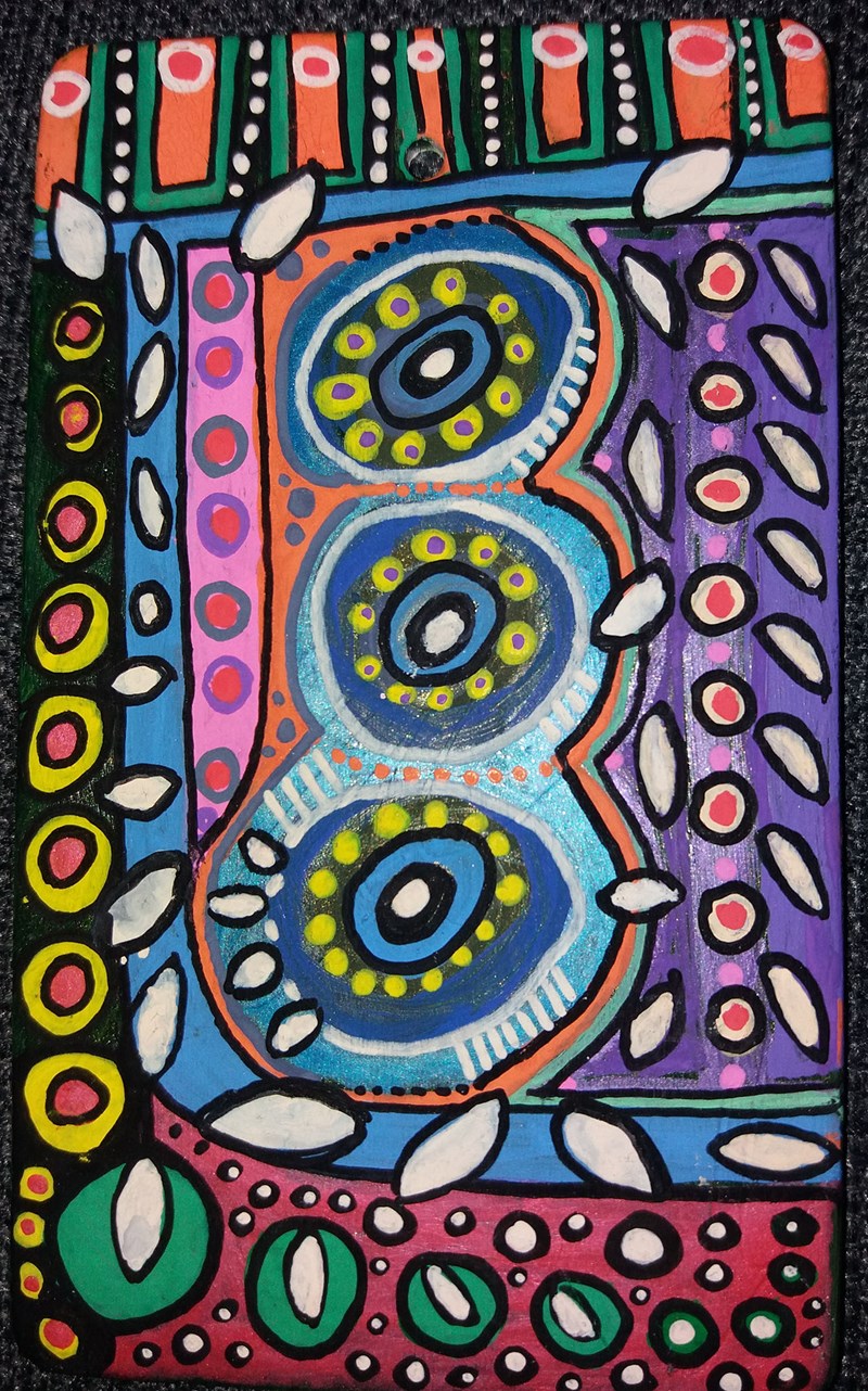 PF72 Polka Mini Abstract SOLD