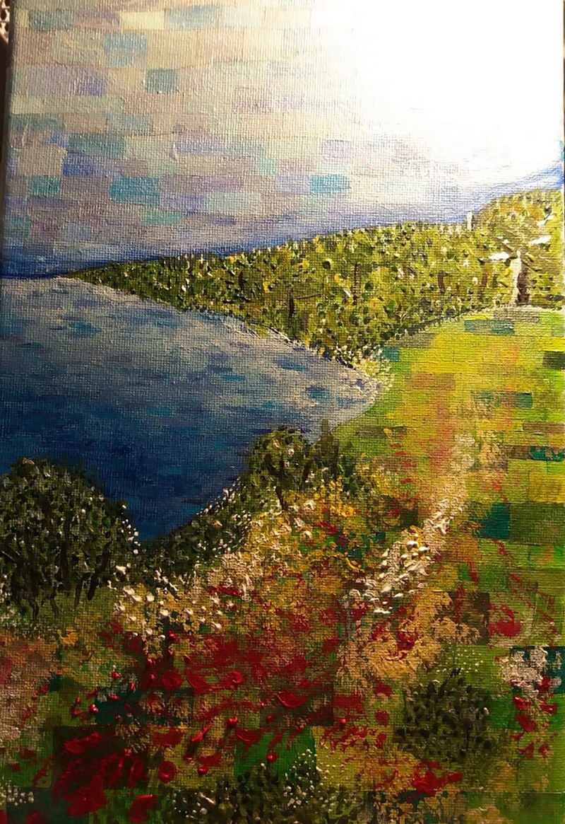 greek landscape SOLD
