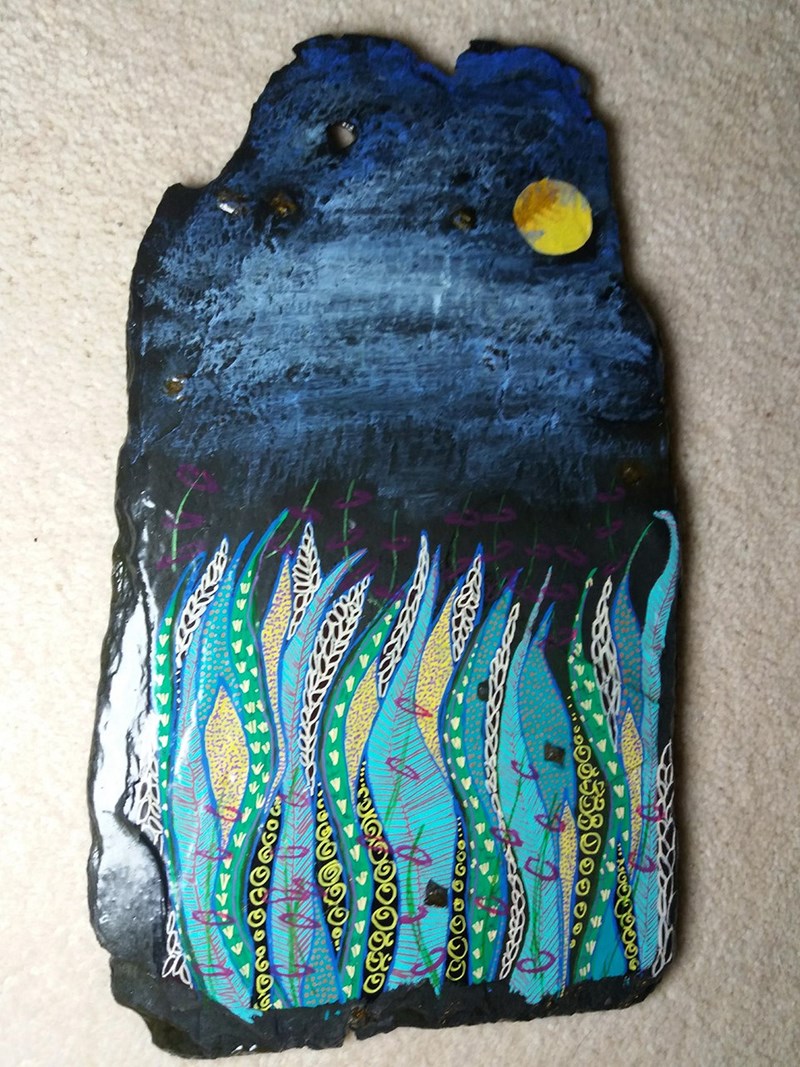 SA20 Moon over Harvest Field