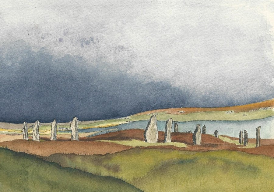 Ring of Brodga (watercolour)