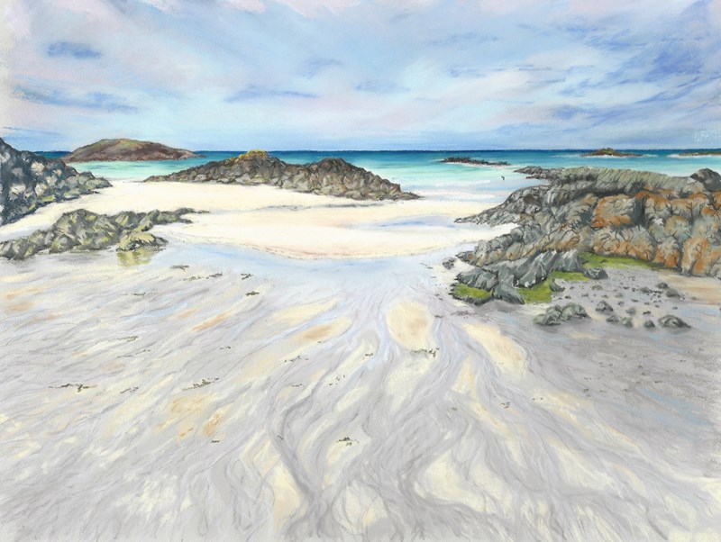 Tiree (pastel; image courtesy of Charmian Ferrett)