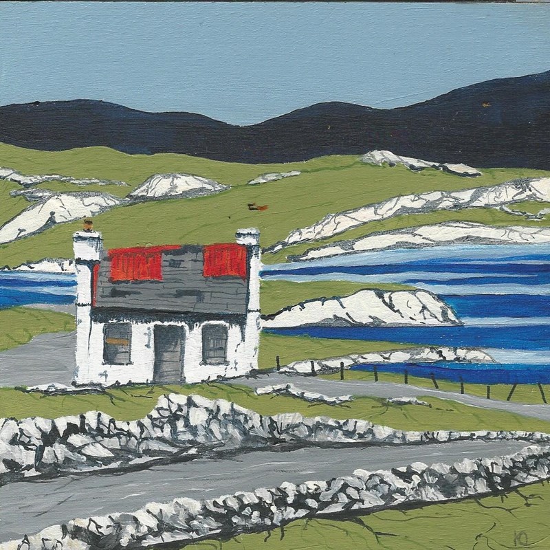 Old cottage Harris (acrylic)