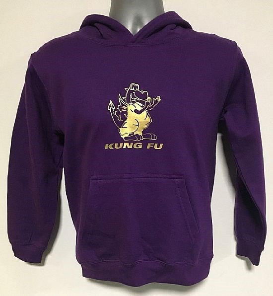 Kids Purple Hoodie Front