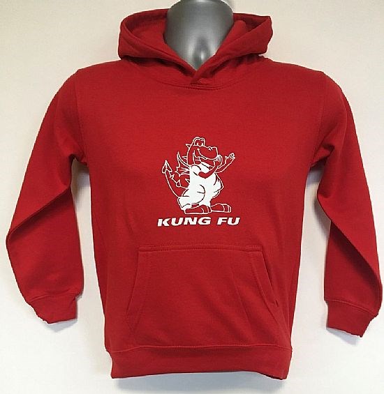 Kids Red Hoodie Front