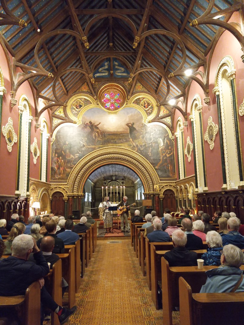 Interior of Murthly Castle chapel