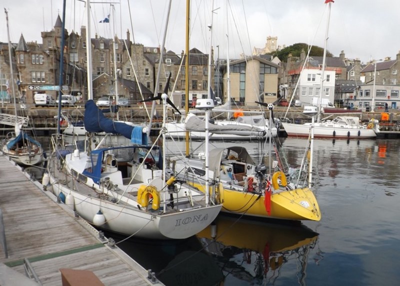 10 boats in Lerwick