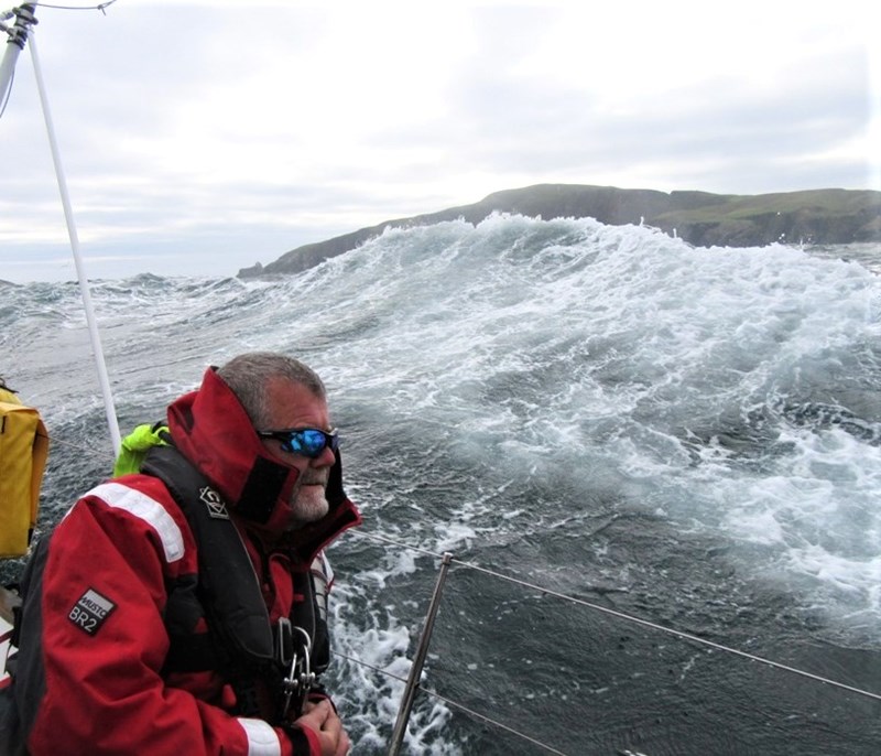 19.Rough seas enroute from Fair Isle to Kirkwall