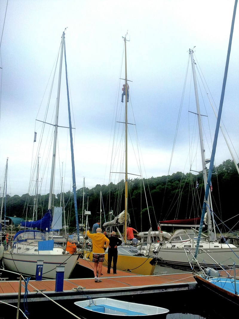 02.Me up the mast
