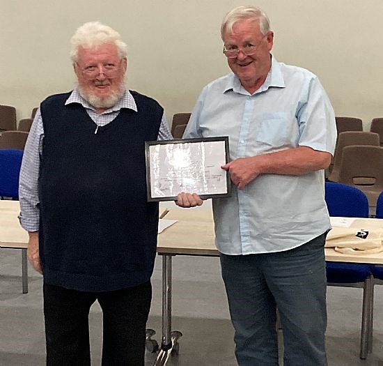 Jim Stewart approx 40 years service.