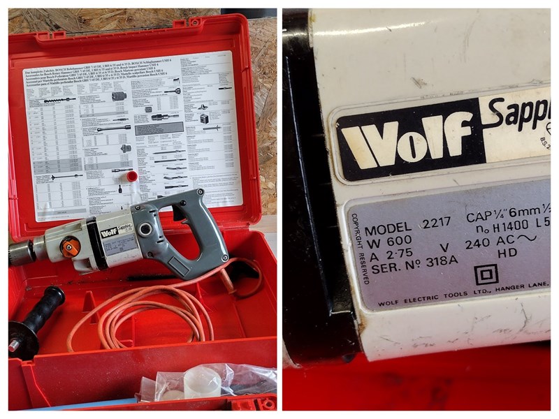Wolf Sapphire 2217 Hammer Drill
