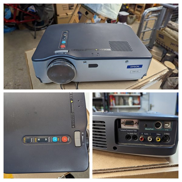 Epson EMP 50 Projector. ( no data cables)