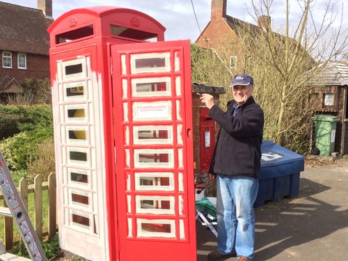 Fire Station and Phone box.