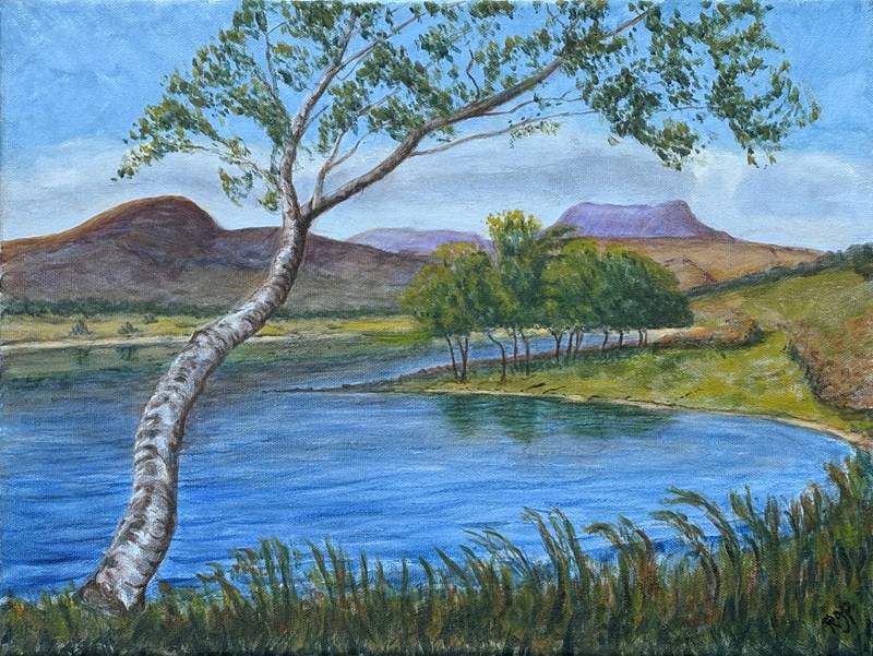 Loch Achall and Beinn Ghoblach