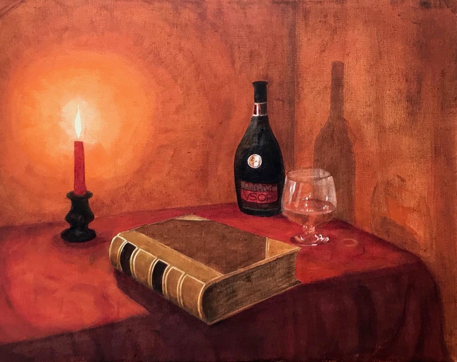 Still Life with Cognac