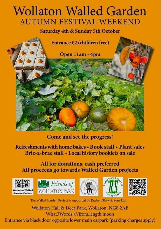 A Walled Garden Festival poster