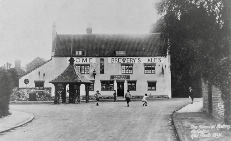 An historical black and white image