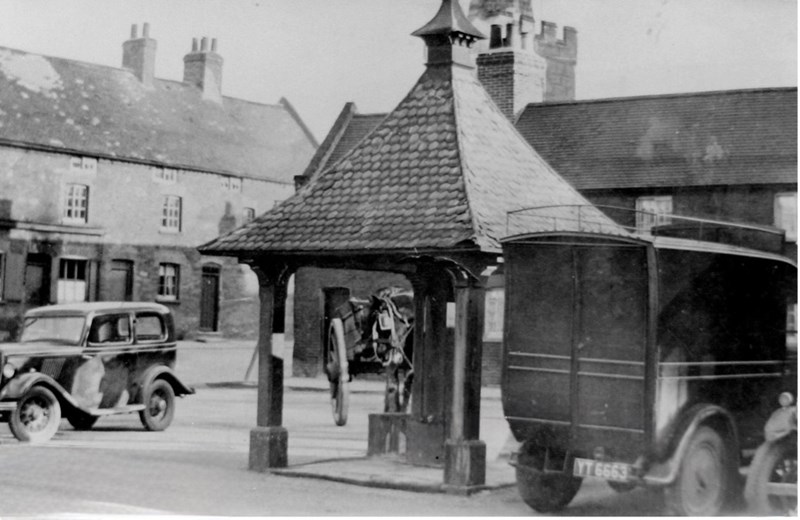 An historical black and white image