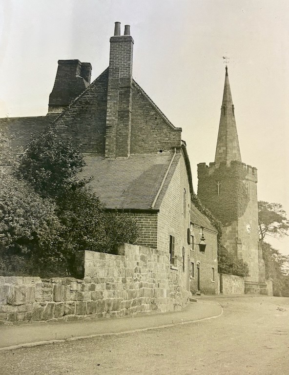 An historical black and white image